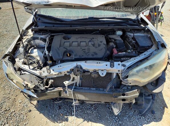 5YFBURHEXGP453480 2016 TOYOTA COROLLA Silver Вид задньої частини салону