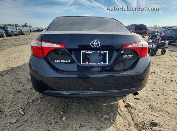 5YFBURHEXGP460574 2016 TOYOTA COROLLA Black უკანა ხედი
