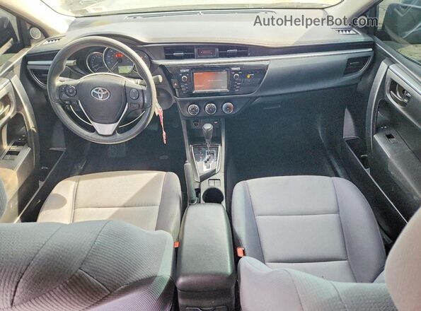 5YFBURHEXGP460574 2016 TOYOTA COROLLA Black წინა პანელის ხედი