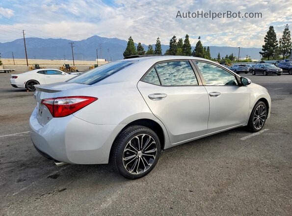 5YFBURHEXGP463460 2016 TOYOTA COROLLA Silver Rear right