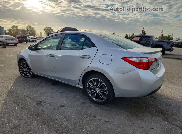 5YFBURHEXGP463460 2016 TOYOTA COROLLA Silver Rear left