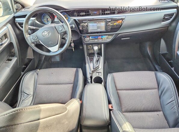 5YFBURHEXGP463460 2016 TOYOTA COROLLA Silver Dashboard view