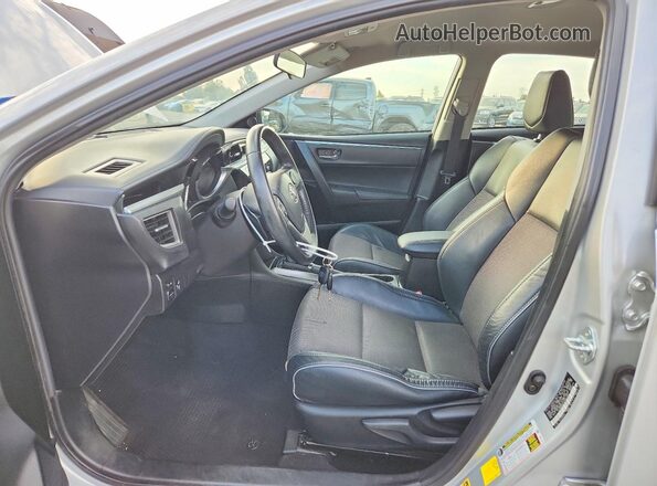 5YFBURHEXGP463460 2016 TOYOTA COROLLA Silver Front interior view