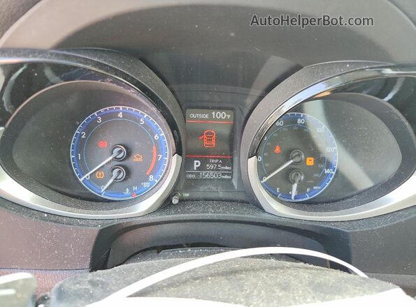 5YFBURHEXGP493073 2016 TOYOTA COROLLA Blue Սարքավորումների վահանակի տեսք