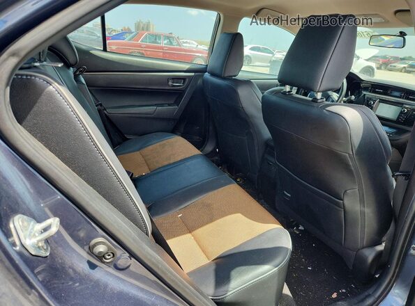 5YFBURHEXGP493073 2016 TOYOTA COROLLA Blue Հետևի նստատեղերի տեսք
