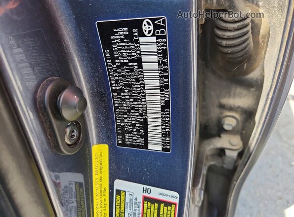 5YFBURHEXGP493073 2016 TOYOTA COROLLA Blue Շարժիչի բաժամունքի տեսք