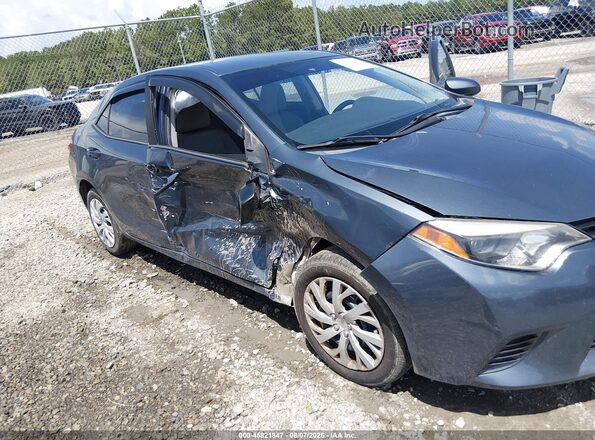 5YFBURHEXGP493929 2016 TOYOTA COROLLA Blue Front view