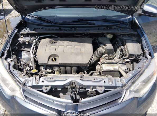 5YFBURHEXGP493929 2016 TOYOTA COROLLA Blue Rear view