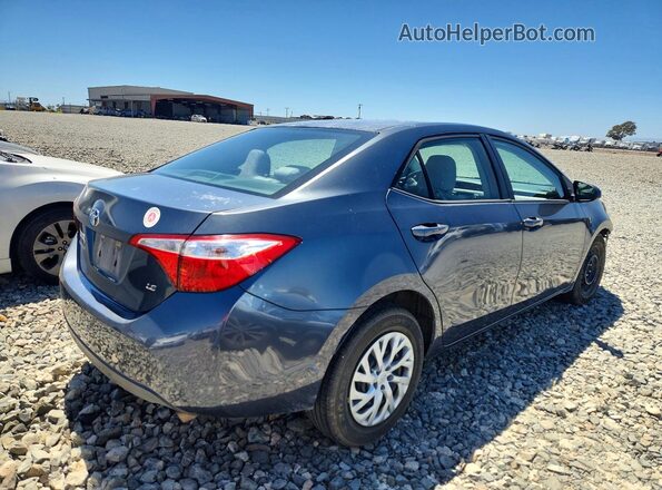 5YFBURHEXGP505397 2016 TOYOTA COROLLA Blue Przód prawy