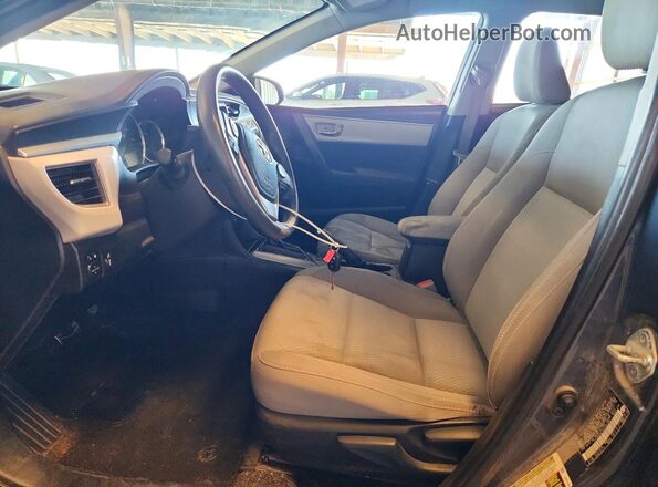 5YFBURHEXGP505397 2016 TOYOTA COROLLA Blue Widok wnętrza z przodu
