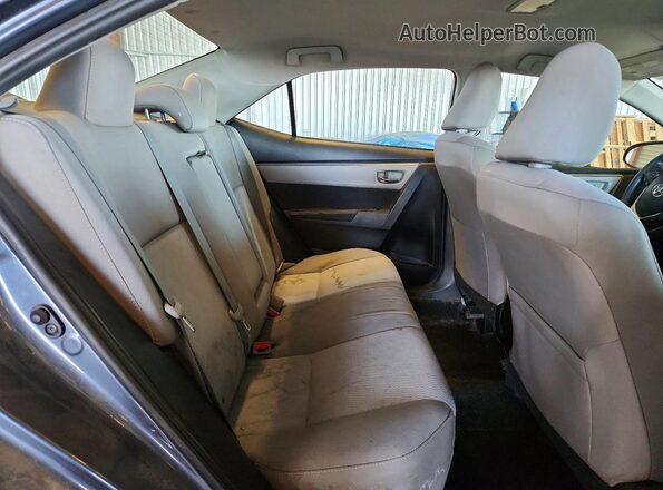 5YFBURHEXGP505397 2016 TOYOTA COROLLA Blue Widok tylnych siedzeń