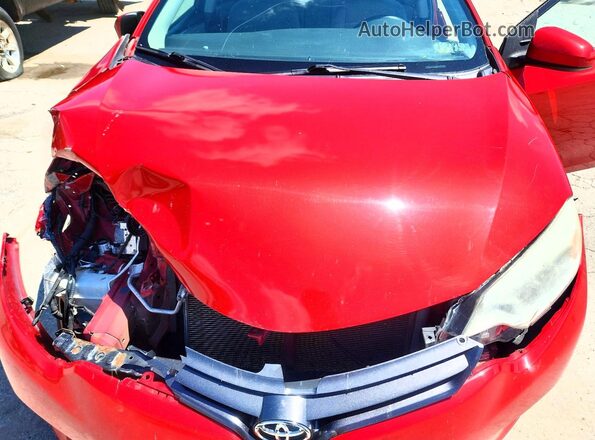 5YFBURHEXGP549058 2016 TOYOTA COROLLA Burgundy Вид задньої частини салону