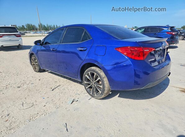 5YFBURHEXHP720232 2017 TOYOTA COROLLA Синий Задняя левая четверть