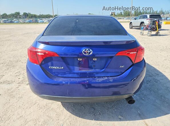 5YFBURHEXHP720232 2017 TOYOTA COROLLA Синий Вид сзади