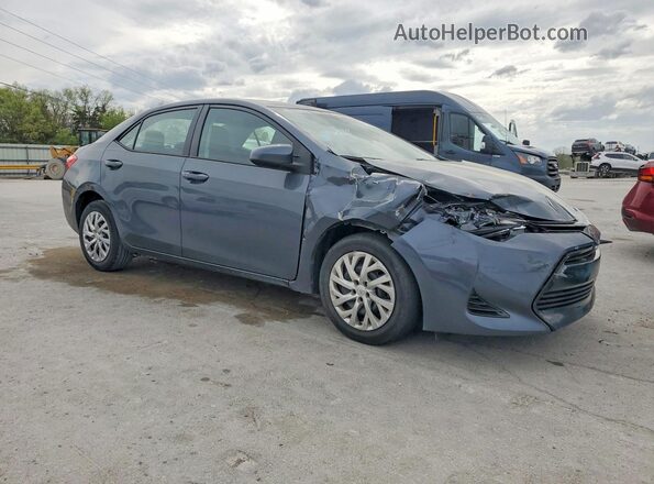 5YFBURHEXJP745640 2018 TOYOTA COROLLA Синий Передняя правая четверть