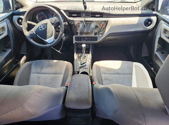 5YFBURHEXJP825374 2018 TOYOTA COROLLA Black Vista del salpicadero