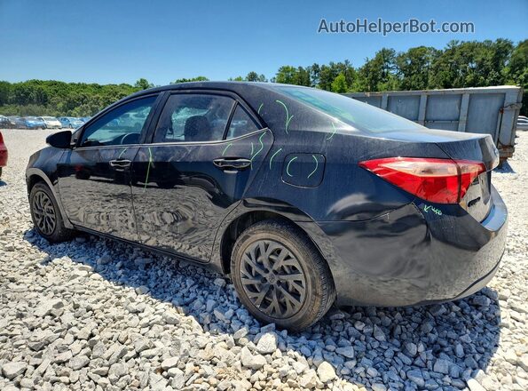 5YFBURHEXJP825374 2018 TOYOTA COROLLA Black Trasero izquierdo