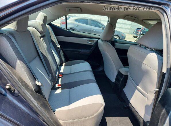 5YFBURHEXKP870090 2019 TOYOTA COROLLA Gray უკანა სავარძლების ხედი