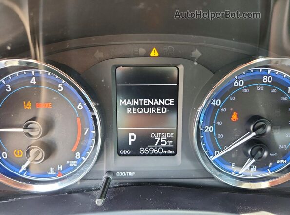 5YFBURHEXKP870090 2019 TOYOTA COROLLA Gray ხელსაწყოთა პანელის ხედი