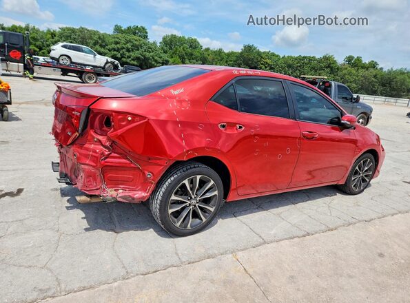 5YFBURHEXKP902164 2019 TOYOTA COROLLA Red Задня права чверть