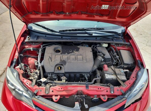5YFBURHEXKP902164 2019 TOYOTA COROLLA Red Вид задньої частини салону