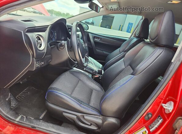 5YFBURHEXKP902164 2019 TOYOTA COROLLA Red Вид салону спереду