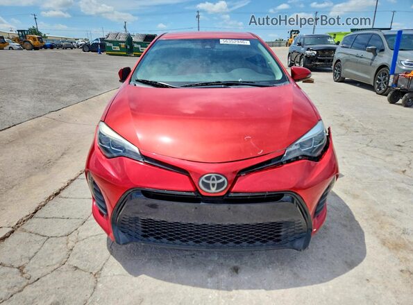 5YFBURHEXKP902164 2019 TOYOTA COROLLA Red Вид спереду