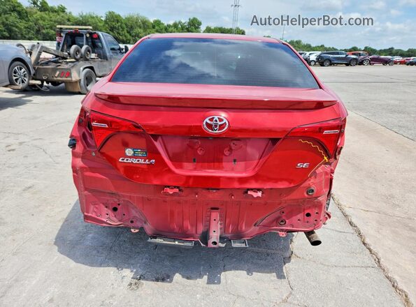 5YFBURHEXKP902164 2019 TOYOTA COROLLA Red Вид ззаду