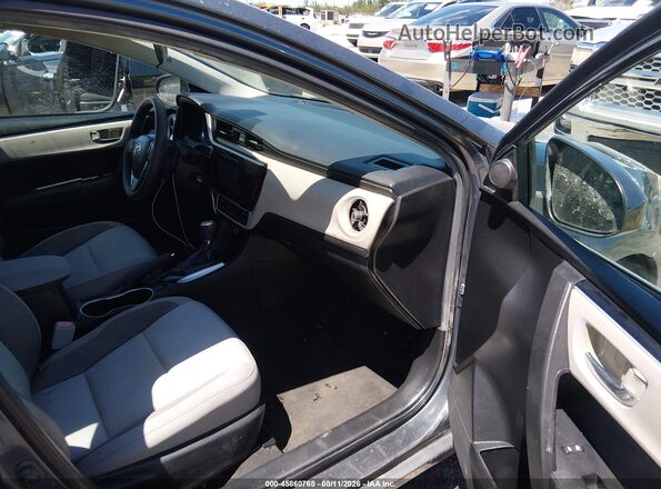5YFBURHEXKP948481 2019 TOYOTA COROLLA Gray Widok wnętrza z przodu