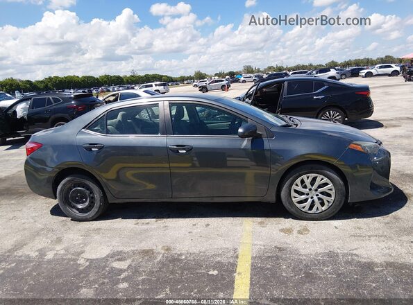 5YFBURHEXKP948481 2019 TOYOTA COROLLA Gray Widok wnętrza z tyłu