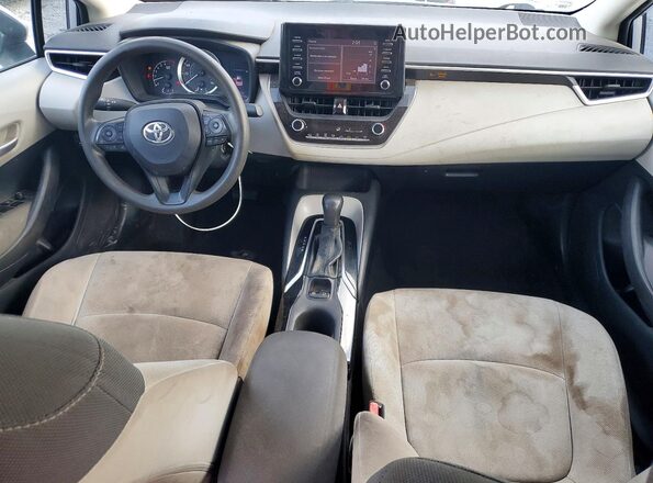 5YFDPRAE1LP005729 2020 TOYOTA COROLLA Серебряный Вид панели приборов