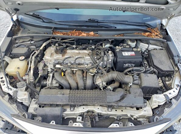 5YFDPRAE1LP005729 2020 TOYOTA COROLLA Серебряный Вид задней части салона