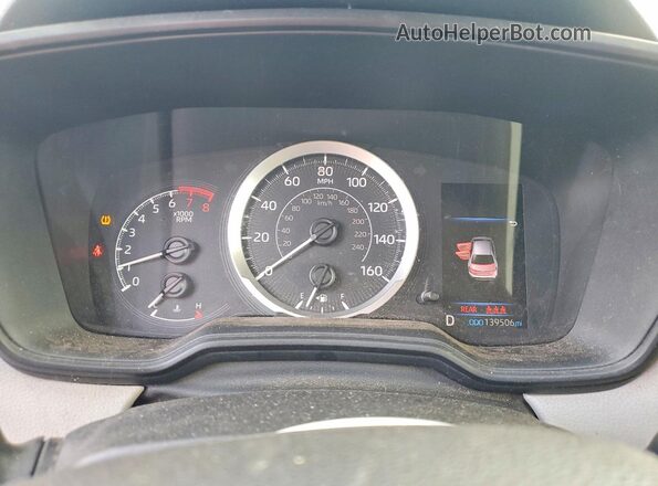 5YFDPRAE1LP005729 2020 TOYOTA COROLLA Серебряный Вид щитка приборов