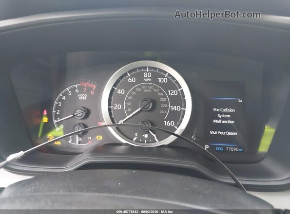5YFDPRAE3LP030437 2020 TOYOTA COROLLA White უკანა სავარძლების ხედი