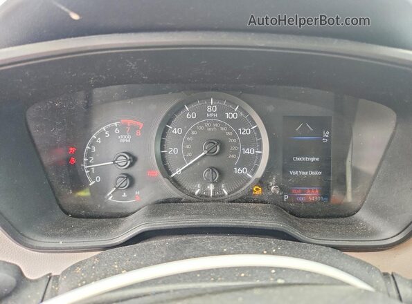 5YFDPRAE3LP051529 2020 TOYOTA COROLLA Белый Вид щитка приборов