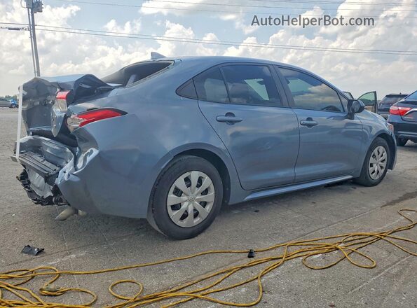 5YFDPRAE3LP118744 2020 TOYOTA COROLLA Blue Trasero derecho