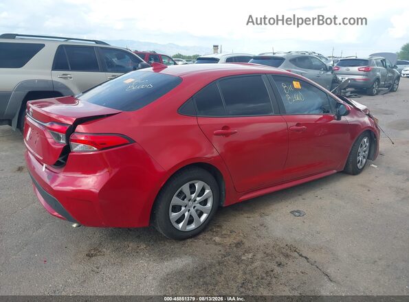5YFEPMAE0MP210984 2021 TOYOTA COROLLA Red უკანა მარჯვენა