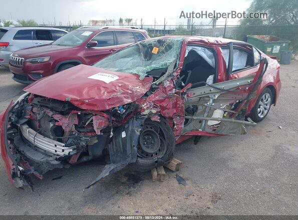 5YFEPMAE0MP210984 2021 TOYOTA COROLLA Red წინა მარცხენა ხედი სამი მეოთხედიდან
