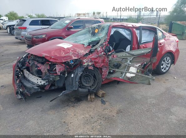 5YFEPMAE0MP210984 2021 TOYOTA COROLLA Red წინა ხედი