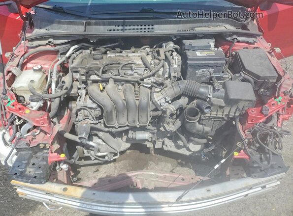 5YFEPMAE0MP211844 2021 TOYOTA COROLLA Red Rear interior view