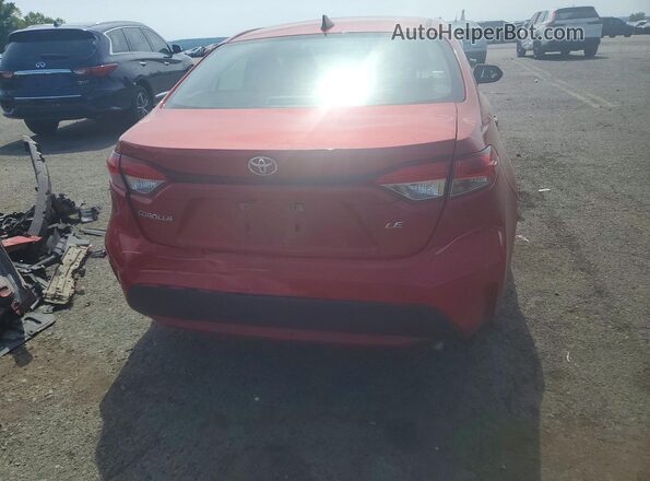 5YFEPMAE0MP211844 2021 TOYOTA COROLLA Red Rear view