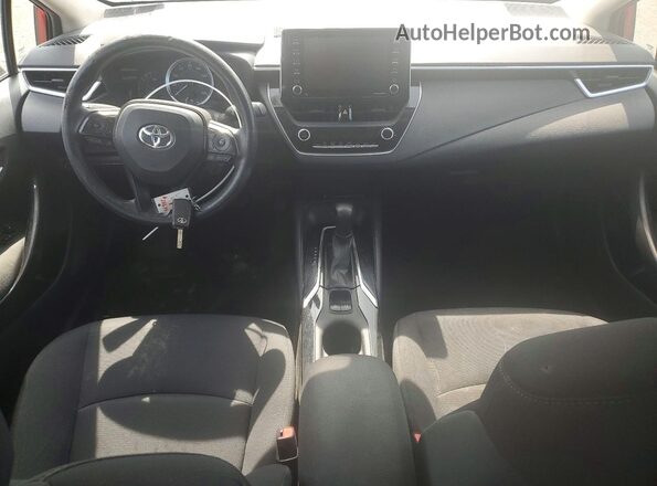 5YFEPMAE0MP211844 2021 TOYOTA COROLLA Red Dashboard view
