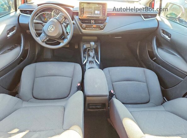 5YFEPMAE0MP238218 2021 TOYOTA COROLLA Red Dashboard view