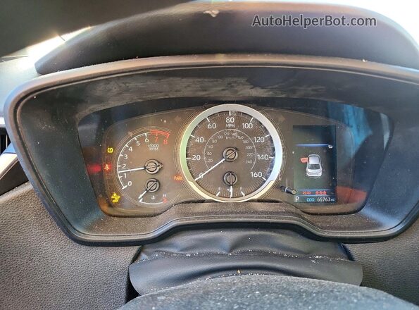 5YFEPMAE0MP238218 2021 TOYOTA COROLLA Red Instrument cluster view