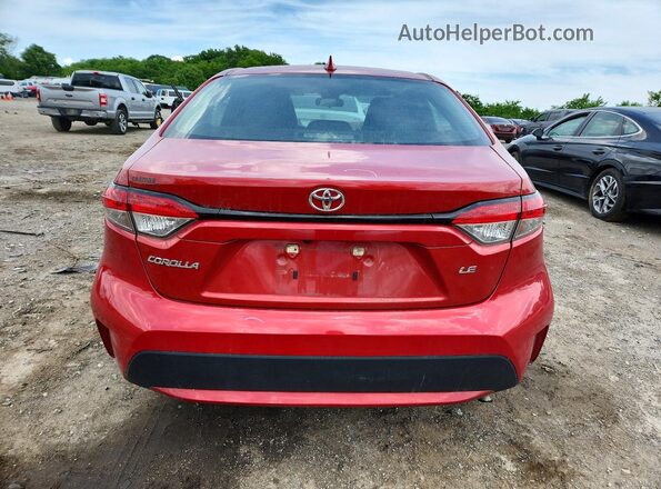 5YFEPMAE0MP238218 2021 TOYOTA COROLLA Red Rear view