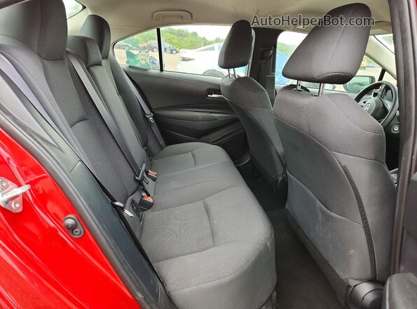 5YFEPMAE0MP238218 2021 TOYOTA COROLLA Red Rear seats view