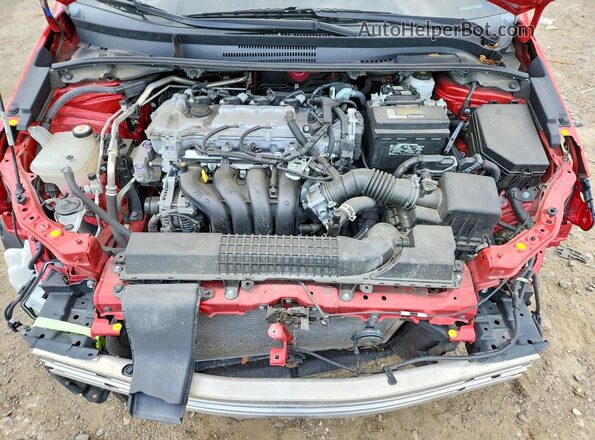 5YFEPMAE0MP238218 2021 TOYOTA COROLLA Red Rear interior view