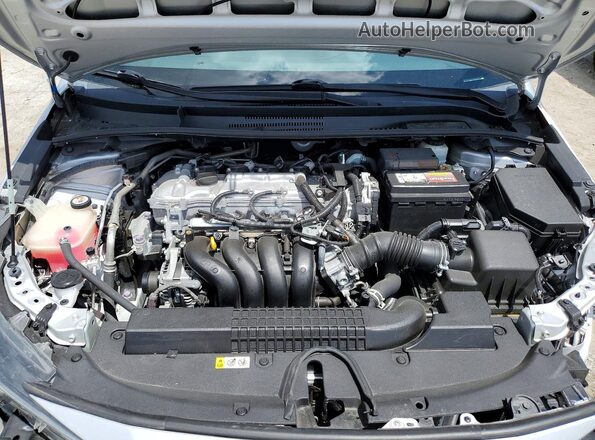 5YFEPMAE0NP290238 2022 TOYOTA COROLLA Серебряный Вид задней части салона
