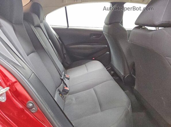 5YFEPMAE0NP296699 2022 TOYOTA COROLLA Red Rear seats view