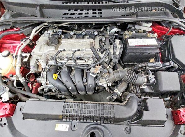 5YFEPMAE0NP296699 2022 TOYOTA COROLLA Red Rear interior view